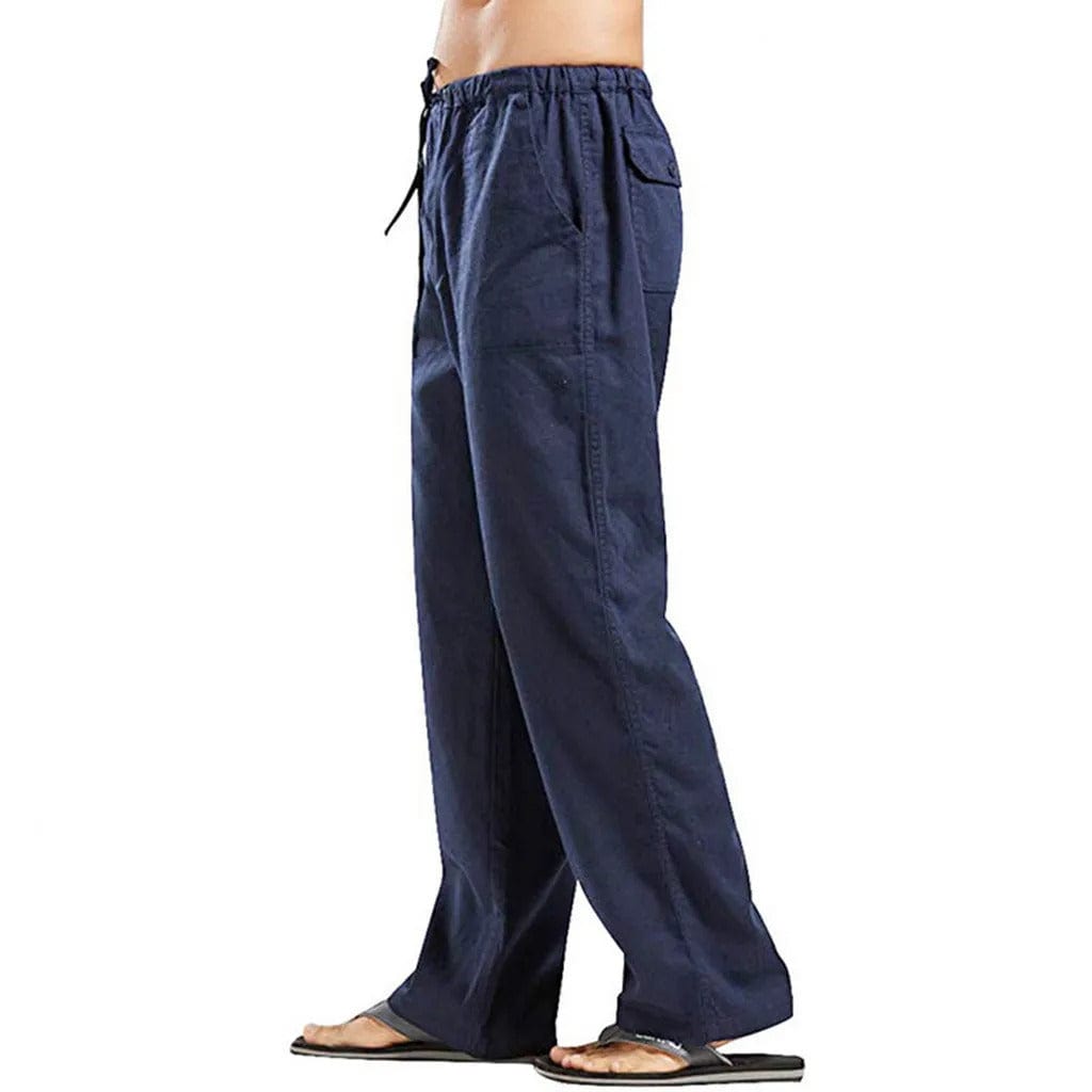 ALESIO - Gerade Freizeithose mit mehreren Taschen
