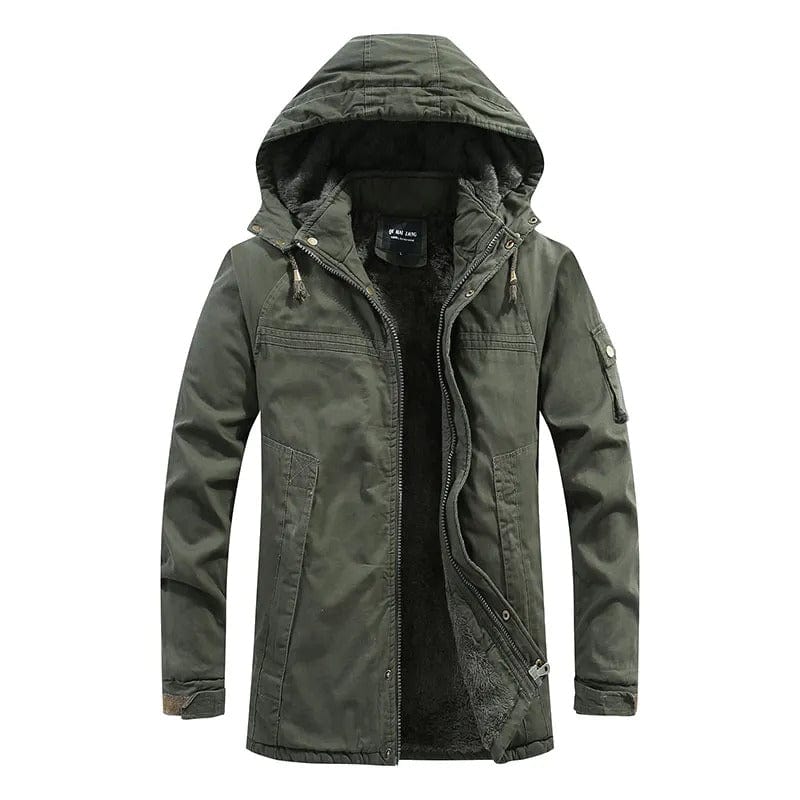 AMIEL - Mittellange Jacke mit Fellfutter 2024