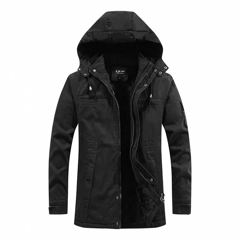 AMIEL - Mittellange Jacke mit Fellfutter 2024