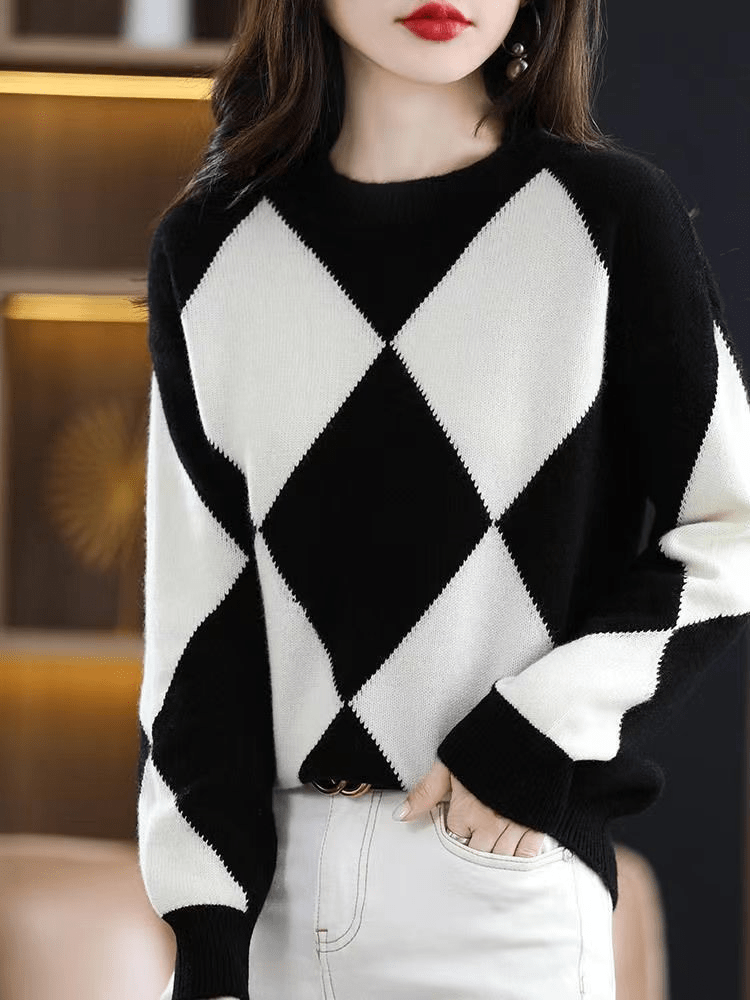 Elle&Vire® - Eleganter einzigartiger Pullover