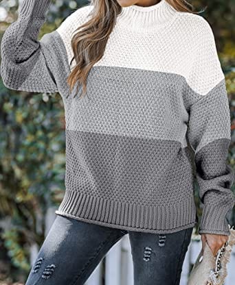 Elle&Vire® - Eleganter gestreifter Pullover