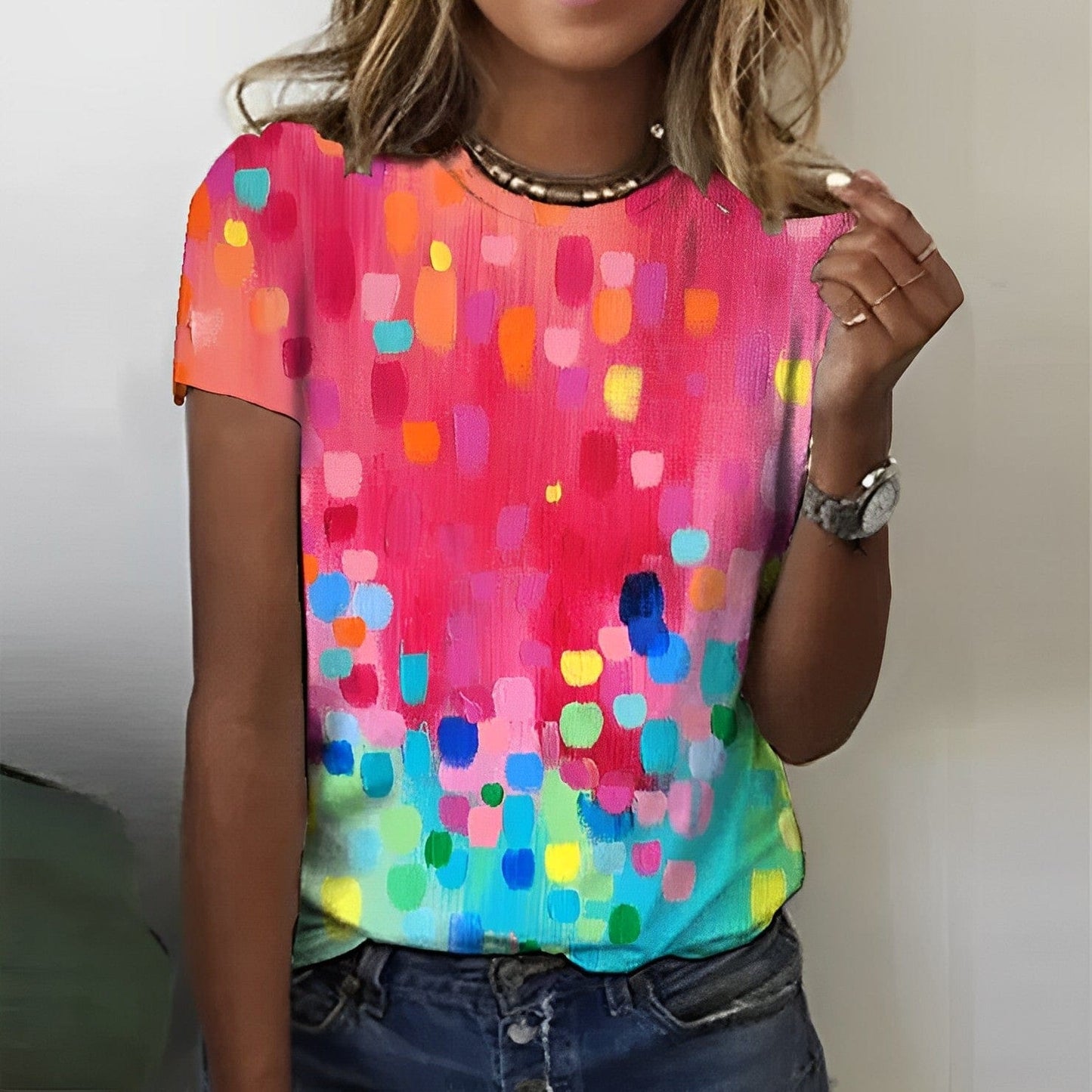 Elle&Vire® - Multicolor Sommerbluse