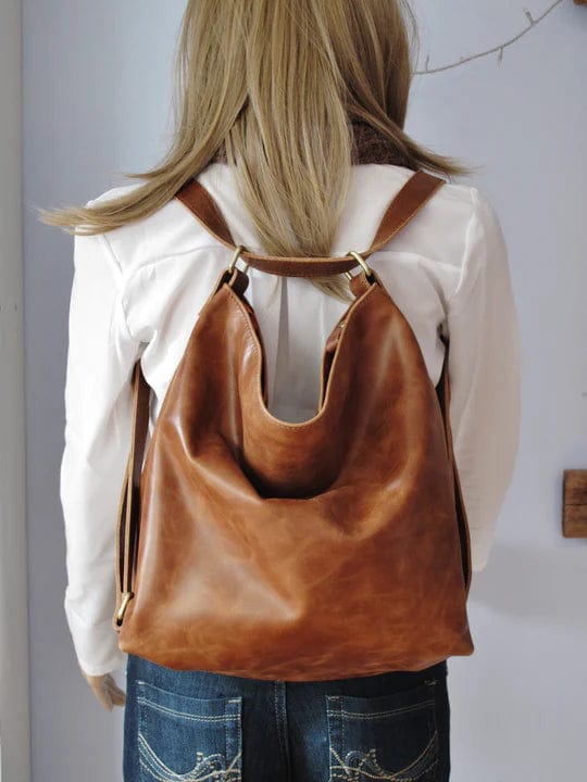 Elle&Vire® - Ölbeschichteter Damen-Rucksack