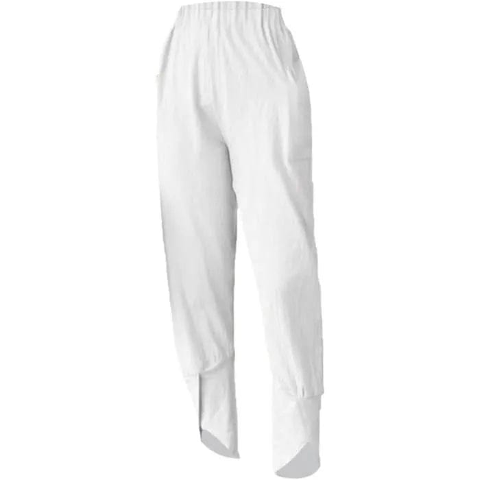 EUNICE - Damen-Hose mit unregelmäßigen Manschetten