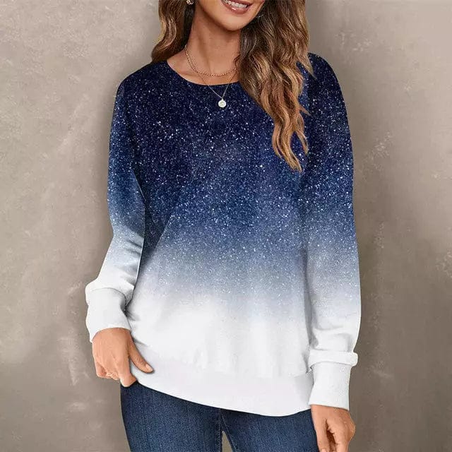 Inès Lavigne® - Modischer blauer Pullover