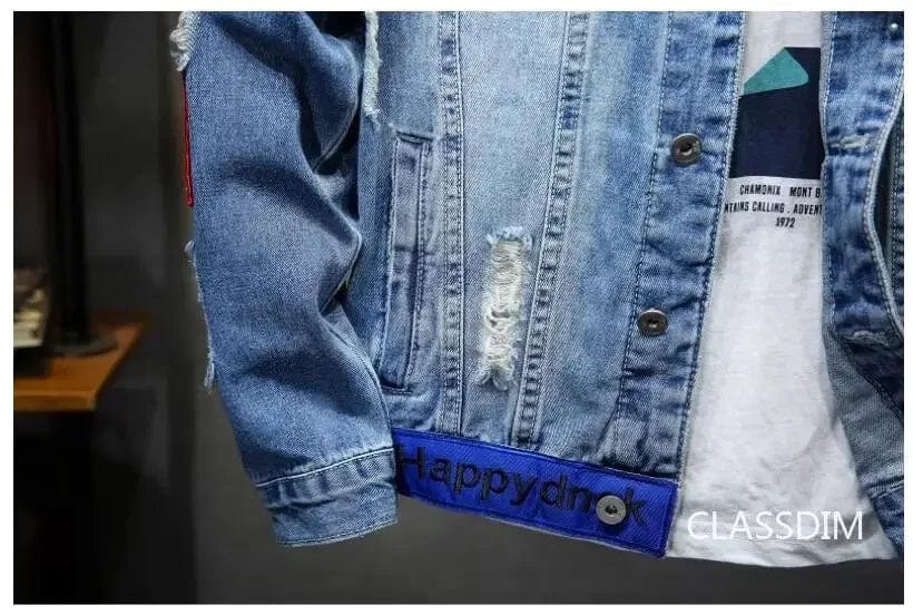 JIMMY - Herren Baumwoll-Denim-Mäntel und -Jacken