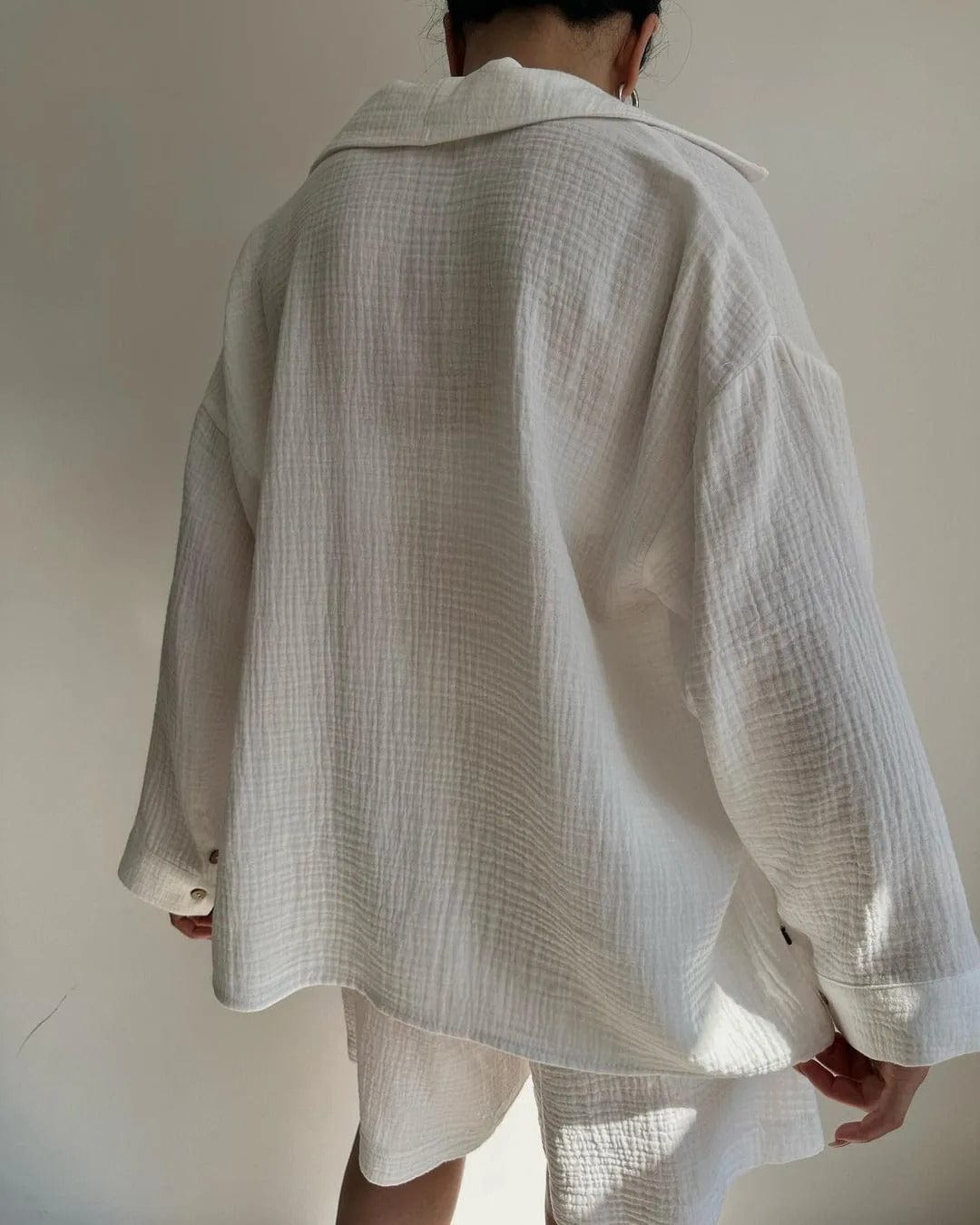 JOIE - Einreihiges Hemd und Shorts Set