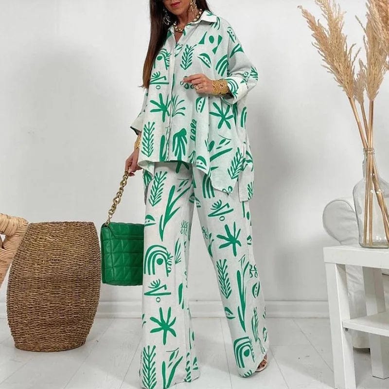 LAILANIE - Blumenmuster Zweiteiler