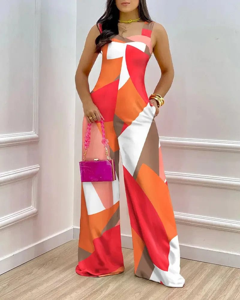 MADDIE - Bedruckter Modischer Jumpsuit