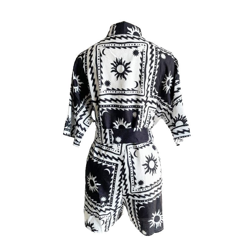 MARITES - Schicker Strand-Print-Overall