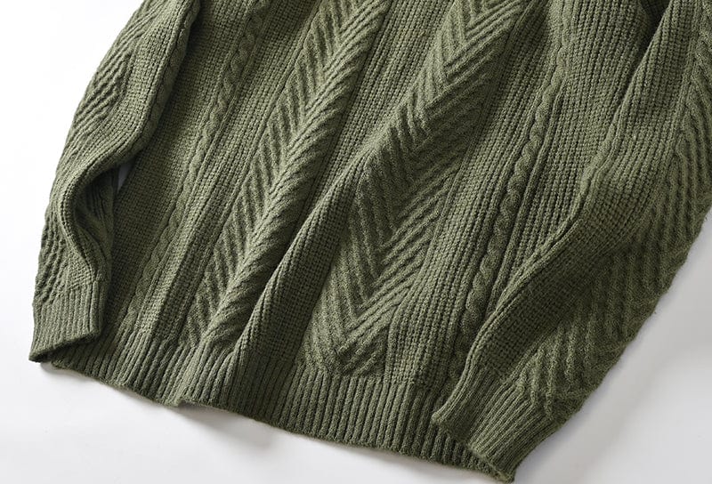 MARKY - Gestrickter Polopullover mit Kragen