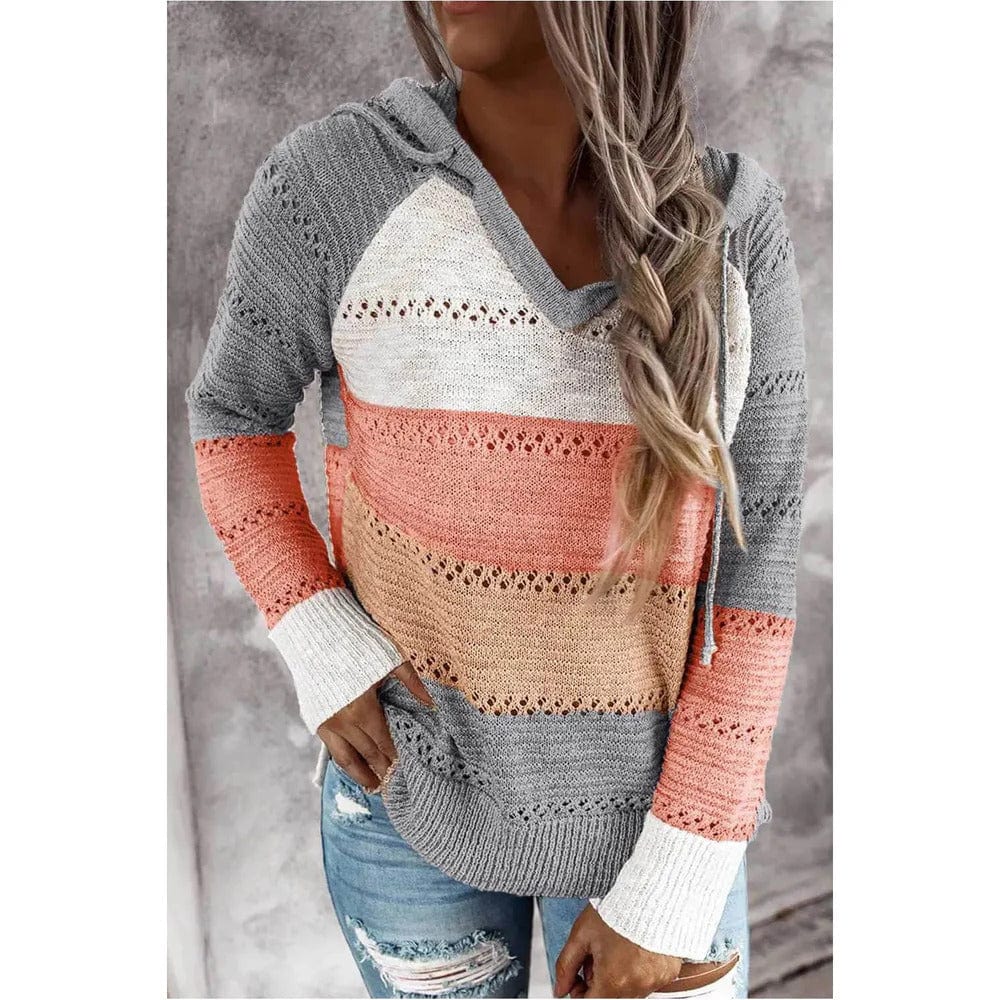 BIANCA - Patchwork-Kapuzenpullover 2024