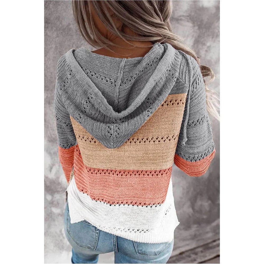 BIANCA - Patchwork-Kapuzenpullover 2024