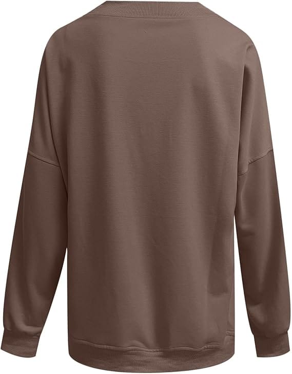 CAREEN - Einfarbige Langarm-Pullover