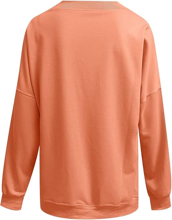 CAREEN - Einfarbige Langarm-Pullover