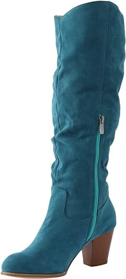 COLINE - Western-Stiefel aus Denim mit Quaste