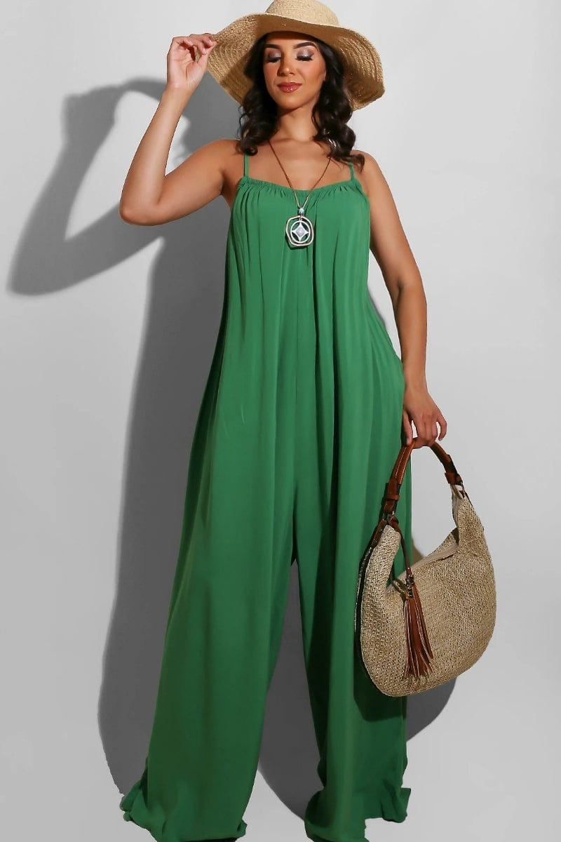 ELANA - Camisole Overall mit weitem Bein