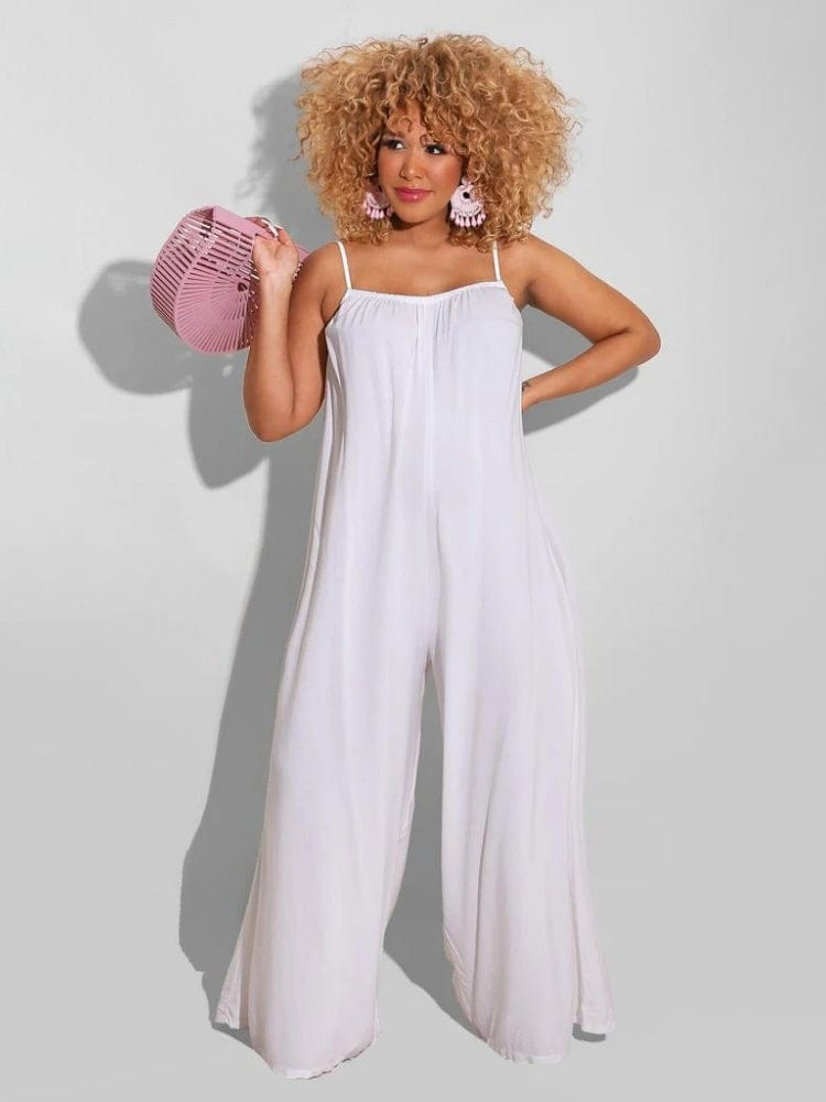 ELANA - Camisole Overall mit weitem Bein