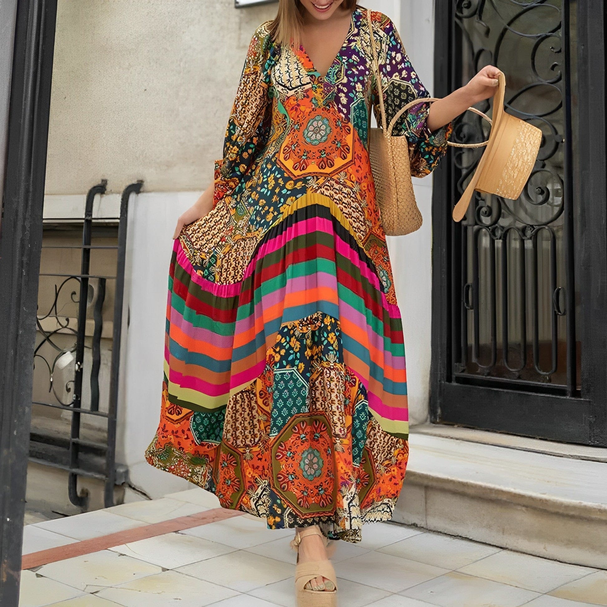 Elle&Vire® - Bohemian Elegantes Kleid