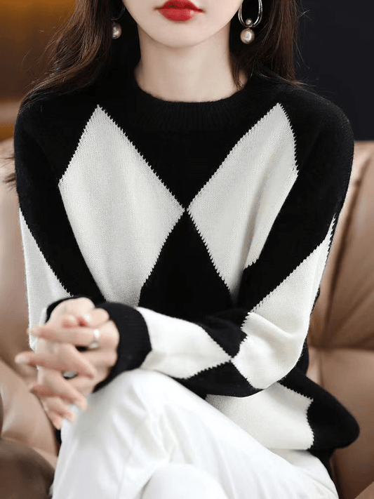 Elle&Vire® - Eleganter einzigartiger Pullover