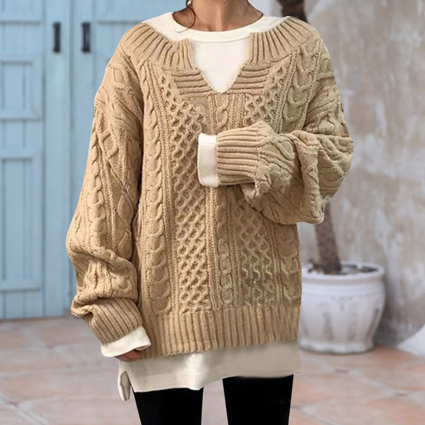 Elle&Vire® - Eleganter Strickpullover