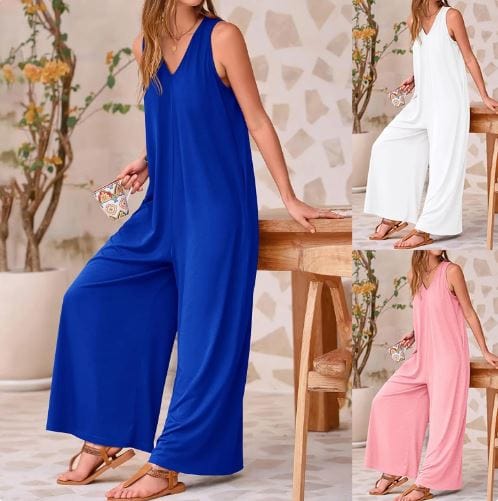 GEL - Sommer Jumpsuit mit weitem Bein