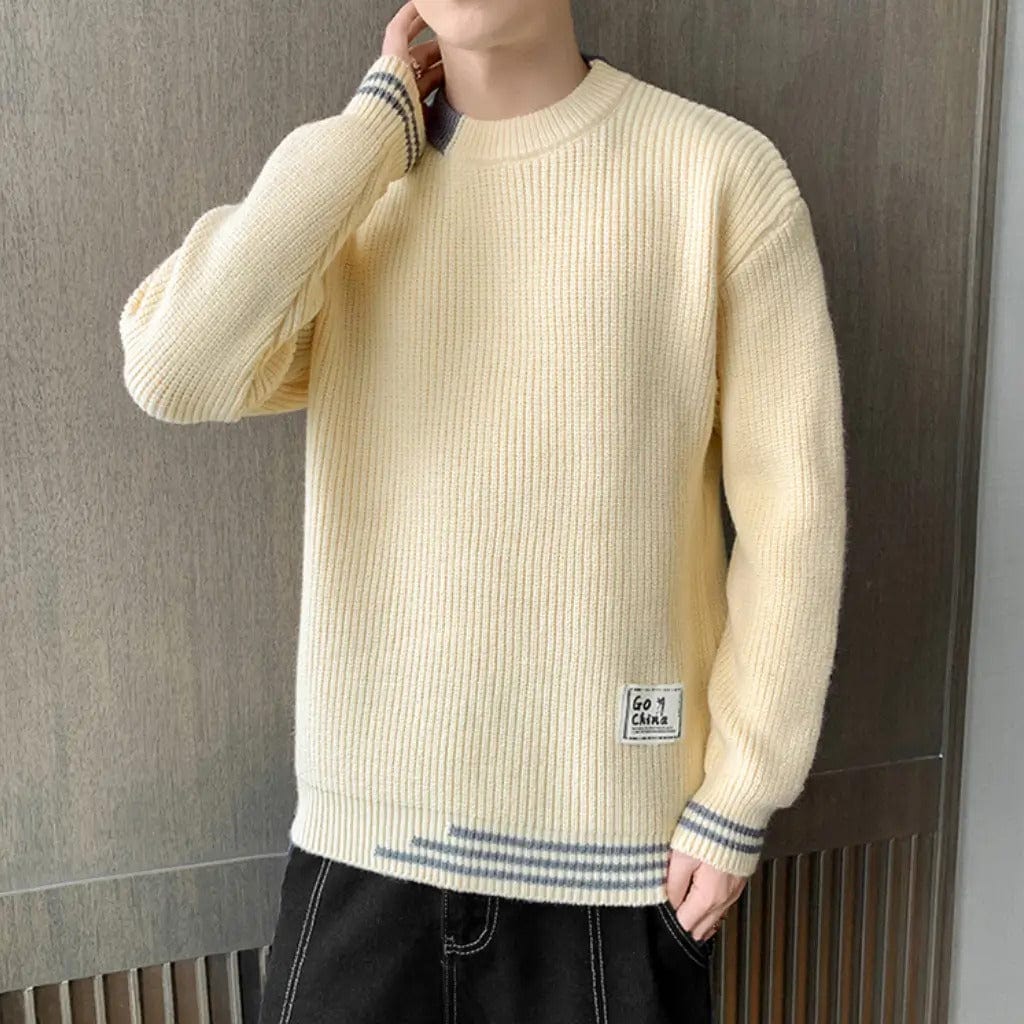 GINO - Vintage Rundhals-Pullover