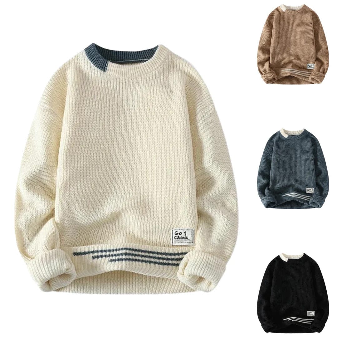 GINO - Vintage Rundhals-Pullover