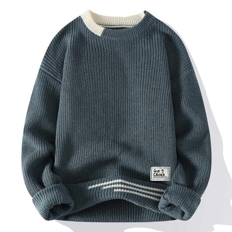 GINO - Vintage Rundhals-Pullover