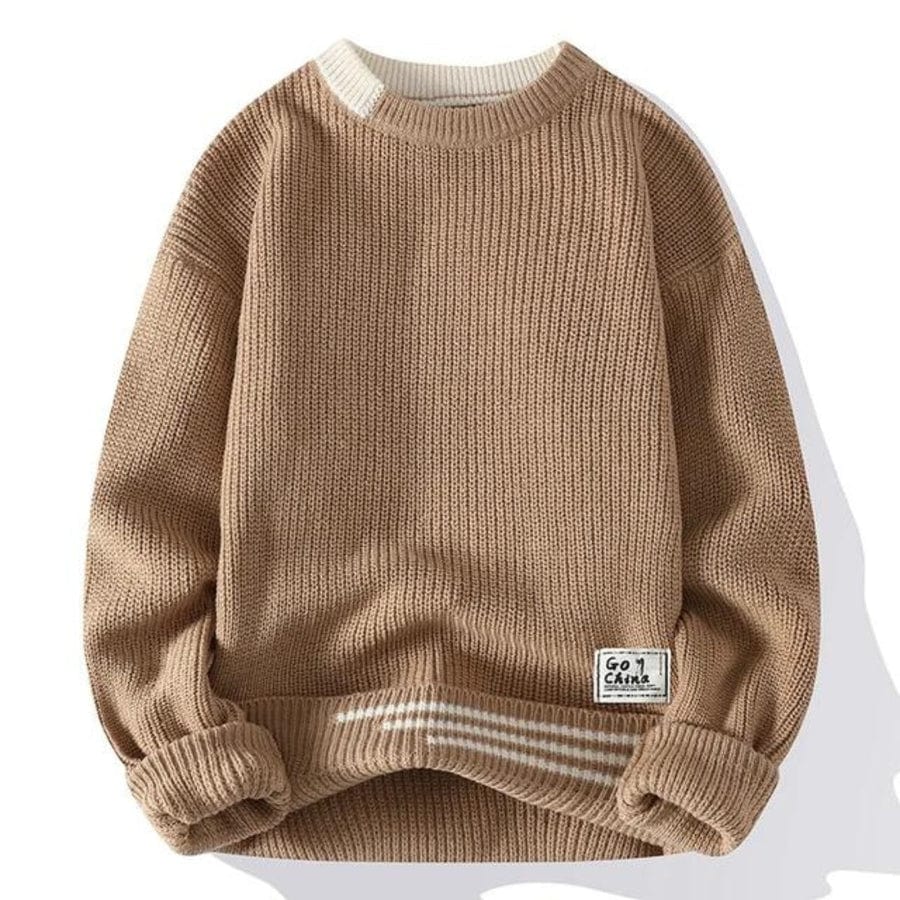 GINO - Vintage Rundhals-Pullover