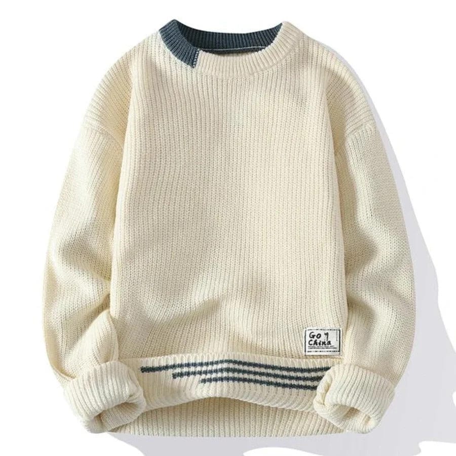 GINO - Vintage Rundhals-Pullover