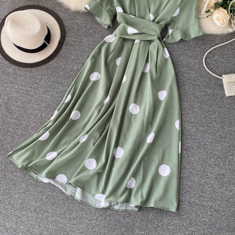 KARYLLE - Sommerliches Vintage-Baumwollkleid