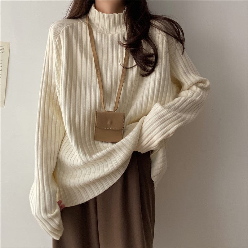 LALA - Dick gestrickter Pullover