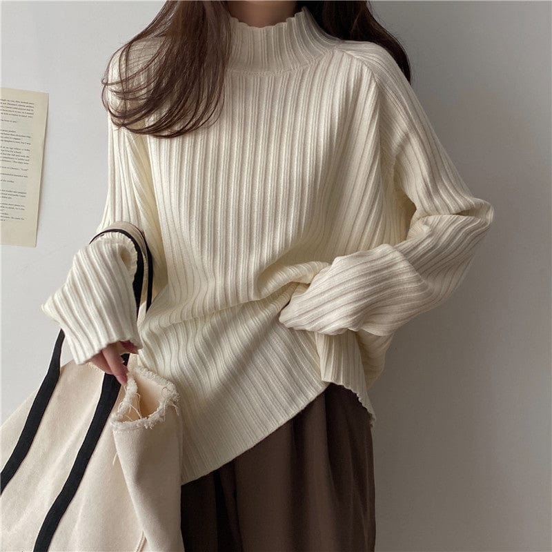 LALA - Dick gestrickter Pullover