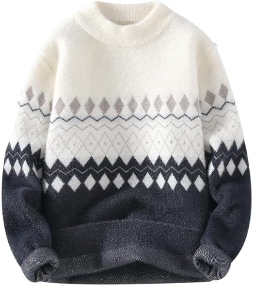 LAWRENCE - Diamantmuster Freizeitpullover 2024