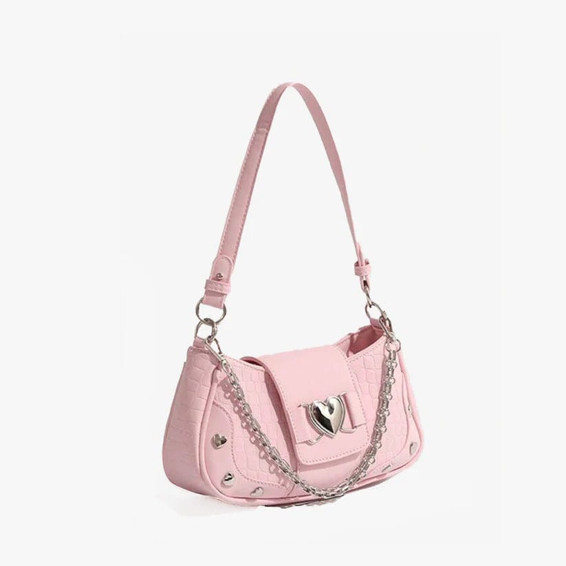 MIYA - Subkultur Schultertasche in Pink