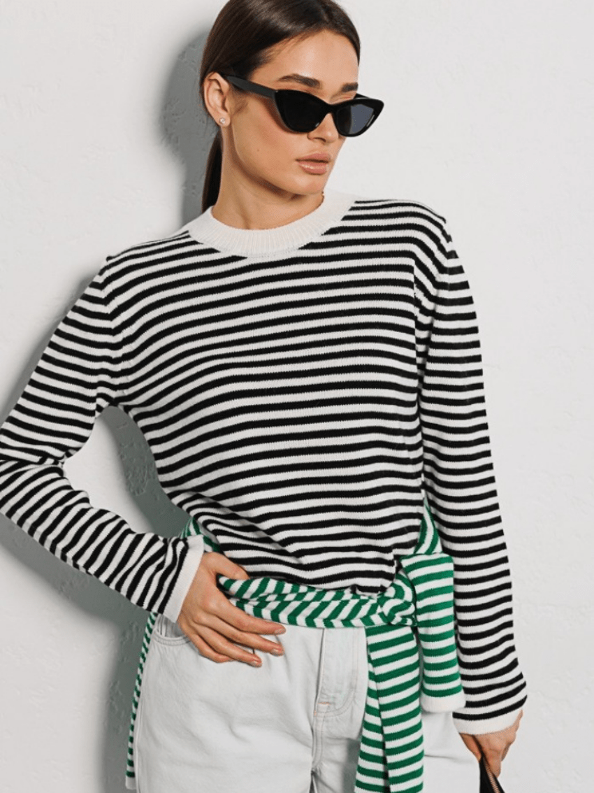 ONIE -  Striped Knitted Sweater