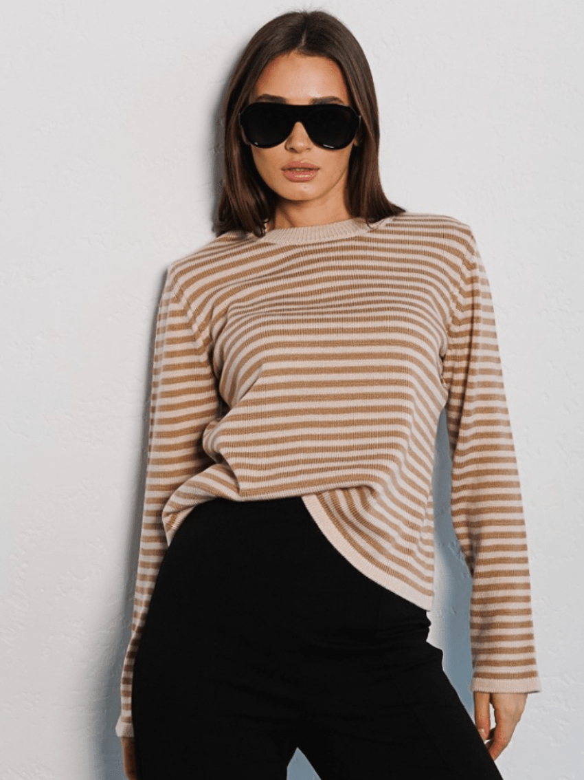 ONIE -  Striped Knitted Sweater