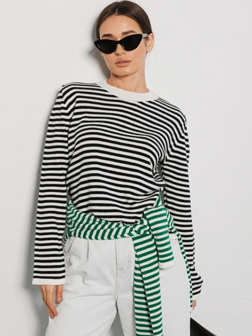 ONIE -  Striped Knitted Sweater