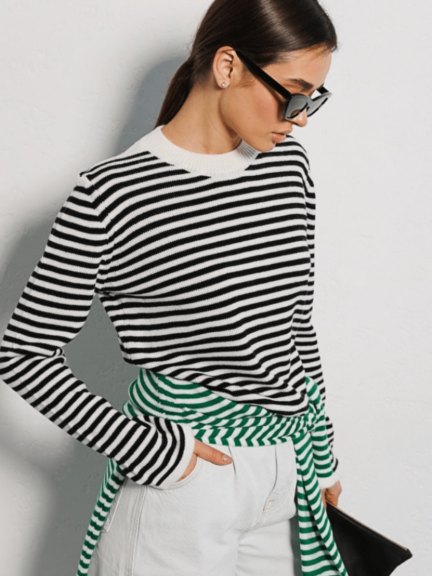 ONIE -  Striped Knitted Sweater