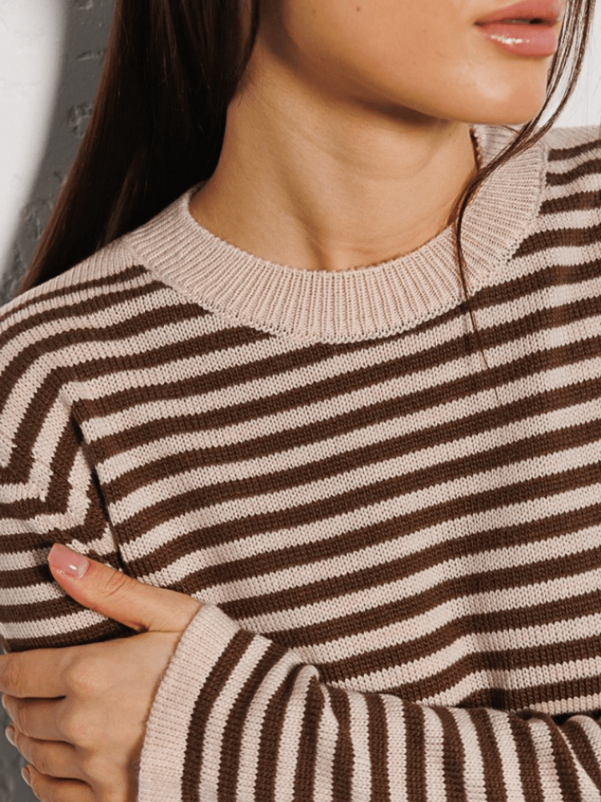 ONIE -  Striped Knitted Sweater