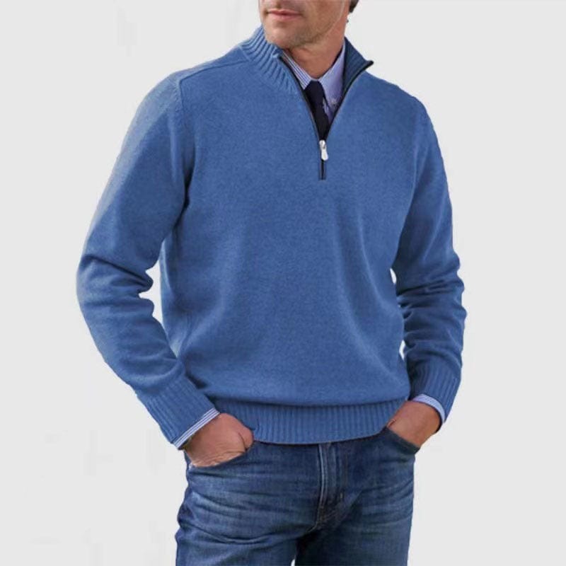 PIOLO - Lässiger Mock Neck Pullover