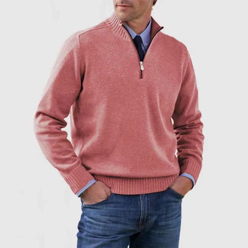 PIOLO - Lässiger Mock Neck Pullover