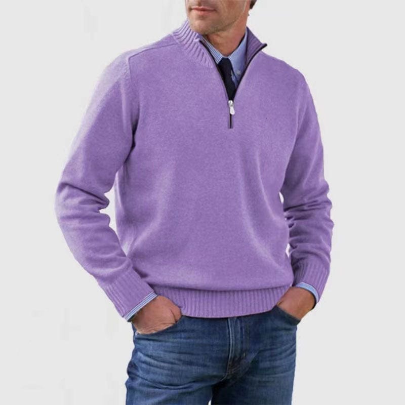 PIOLO - Lässiger Mock Neck Pullover