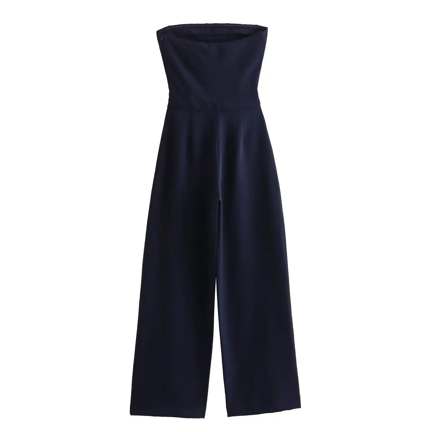 SHARON - Jumpsuit mit weitem Bein und trägerlos