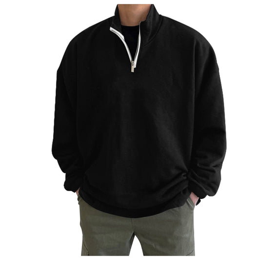 SPENSER - Einfarbiger Kapuzenloser Pullover