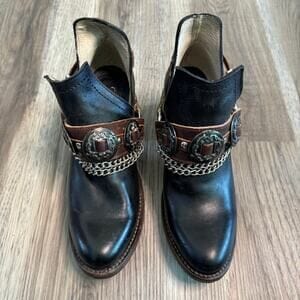 SYRENE - Chunky Mid Heel Vintage Schuhe