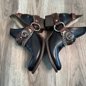 SYRENE - Chunky Mid Heel Vintage Schuhe