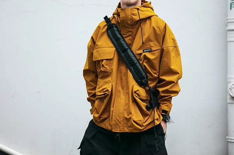 WENG - Lässige Windbreaker Cargo-Jacke