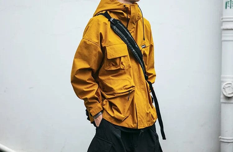 WENG - Lässige Windbreaker Cargo-Jacke